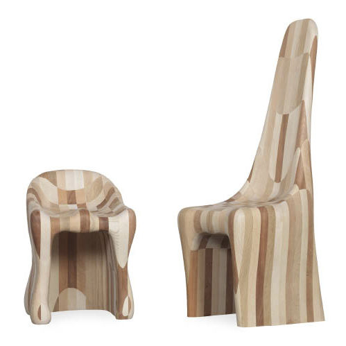 Sedia design originale - STOLSKULPTUR - KÄLLEMO - da interno / in legno / a schienale alto