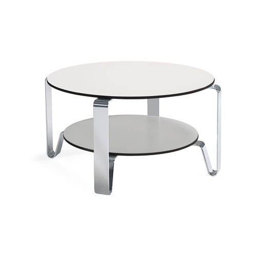 Tavolino basso contemporaneo - COSMO - MATERIA - in rovere / in MDF / in acciaio
