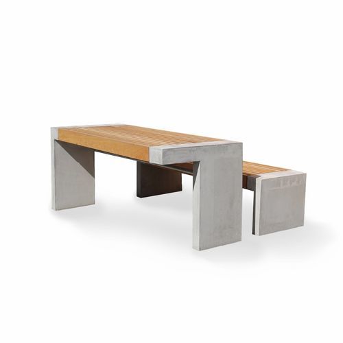 Set tavolo e sedia contemporaneo - Paxa - NOLA INDUSTRIER - da esterno / in faggio / in pino