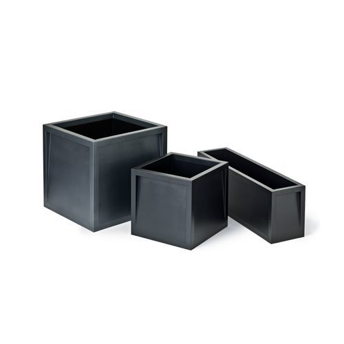 Fioriera in lamiera d'acciaio - Frame - NOLA INDUSTRIER - rettangolare / quadrata / contemporanea