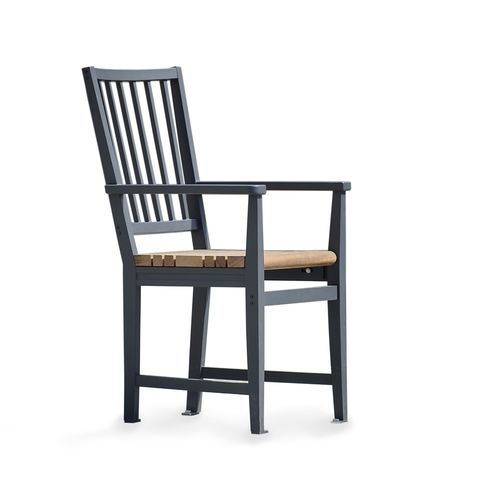 Sedia da giardino classica - Leksand - NOLA INDUSTRIER - da esterno / in rovere / con supporto in alluminio