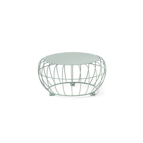Tavolino basso contemporaneo - Basket - NOLA INDUSTRIER - in acciaio con rivestimento a polvere / in filo metallico / con supporto in acciaio termolaccato