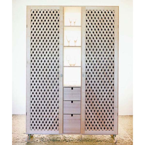 Credenza con alzata contemporanea - ARMAN - OLBY DESIGN - in noce