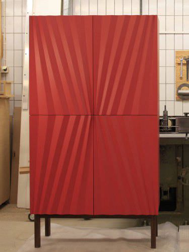 Credenza alta - SAPPHIRE - OLBY DESIGN - contemporanea / in legno