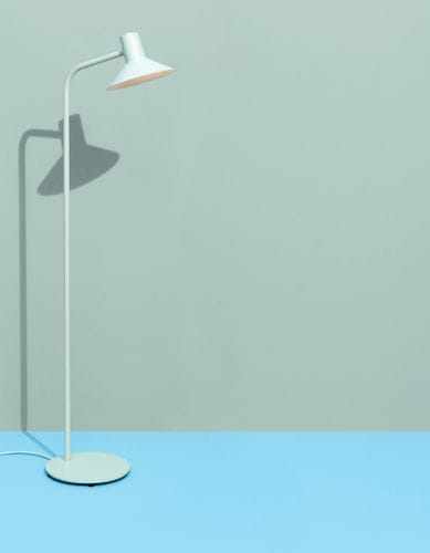 Lampada da pavimento - COMPOSE - ZERO - da terra / in metallo verniciato / in alluminio verniciato