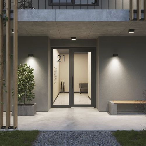 Plafoniera ovale - CEILING - ZERO - in PMMA / in alluminio / LED