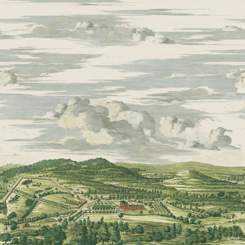 Pannello decorativo da parete - WHITCOMBE PARK MURAL - Thibaut - di carta / multicolore / per uso residenziale