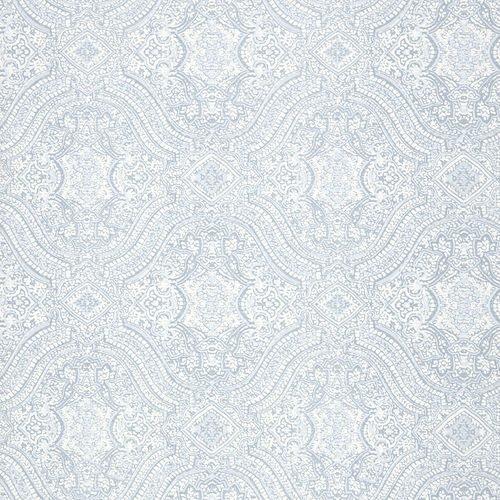 Carta da parati classica - TULSI BLOCK PRINT  - Thibaut - a motivi / blu / lavabile