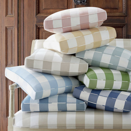 Tessuto da tappezzeria - HAMMOND CHECK - Thibaut - a quadretti / in cotone / per pulitura a secco