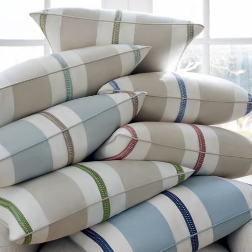 Tessuto da tappezzeria - ALDEN - Thibaut - a righe / in cotone / in lino