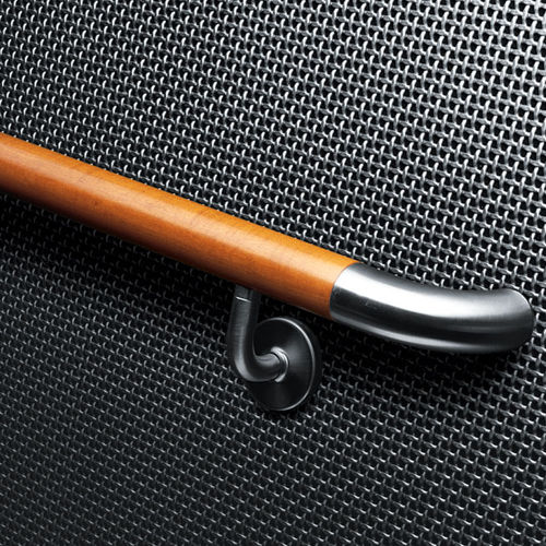 Corrimano in legno - HRWS-6C - CS - Construction Specialties - in acciaio inossidabile