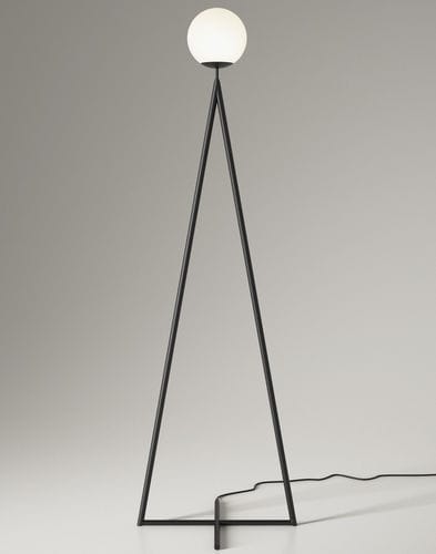 Lampada da terra - ONE GLOBE - Atelier Areti - in ottone / in vetro / contemporanea