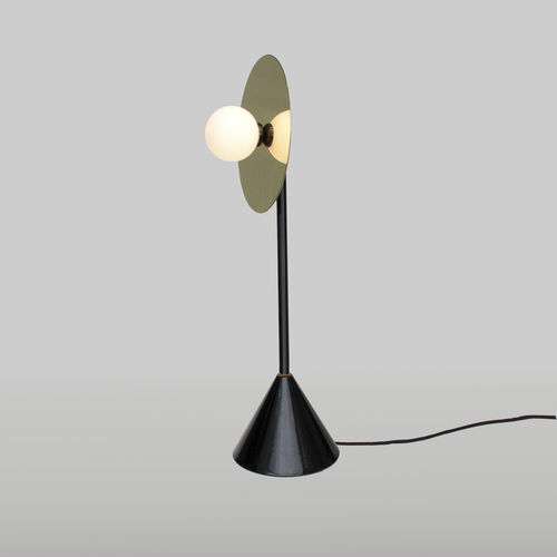 Lampada per ufficio - DISC & SPHERE - Atelier Areti - in ottone lucidato / in vetro / contemporanea