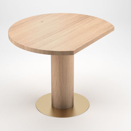 Tavolo contemporaneo - CUT CIRCLE - Atelier Areti - in rovere / rotondo