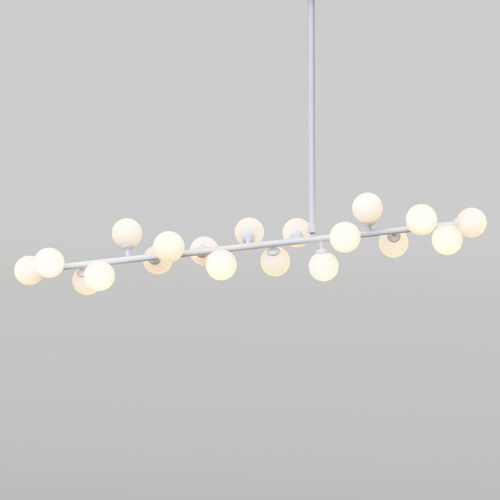 Lampada a sospensione - MIMOSA - Atelier Areti - in alluminio / in ottone / in vetro