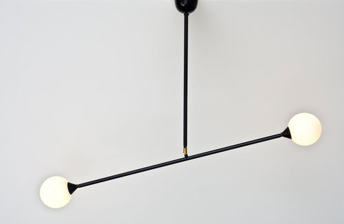 Lampada a sospensione - TWO SPHERES - Atelier Areti - in metallo / in vetro / contemporanea