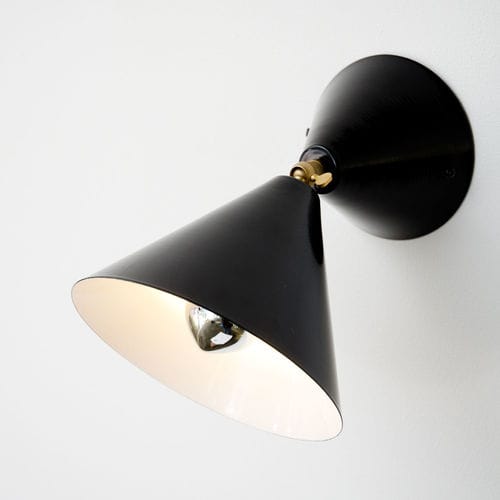 Applique contemporanea - CONE - Atelier Areti - da interno / in ottone / a incandescenza