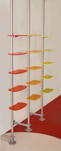 Espositore multiuso - FLUO - PAXTON - da parete / in alluminio / per negozio