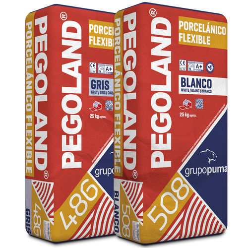 Malta collante sigillante - PEGOLAND® PORCELÁNICO FLEXIBLE C2 TE - GRUPO PUMA - per piastrelle / per cemento