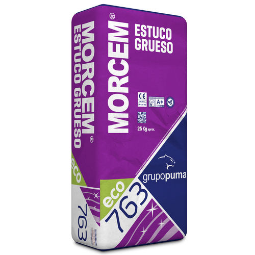 Intonaco decorativo - MORCEM® ESTUCO GRUESO GP CSII W2 - GRUPO PUMA - di impermeabilizzazione / da interno / da esterno