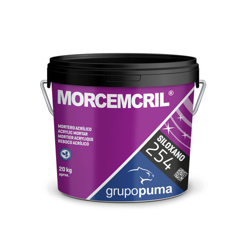 Intonaco decorativo - MORCEMCRIL® SILOXANO - GRUPO PUMA - di protezione / di impermeabilizzazione / da interno