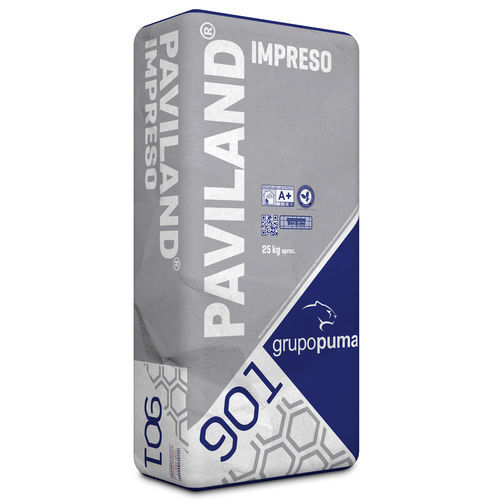 Pavimento in cemento - PAVILAND® IMPRESO - GRUPO PUMA - per parcheggio / residenziale / per il settore terziario