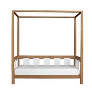 Divano contemporaneo - TIE   - Deesawat Industries - a baldacchino / giallo / in teak