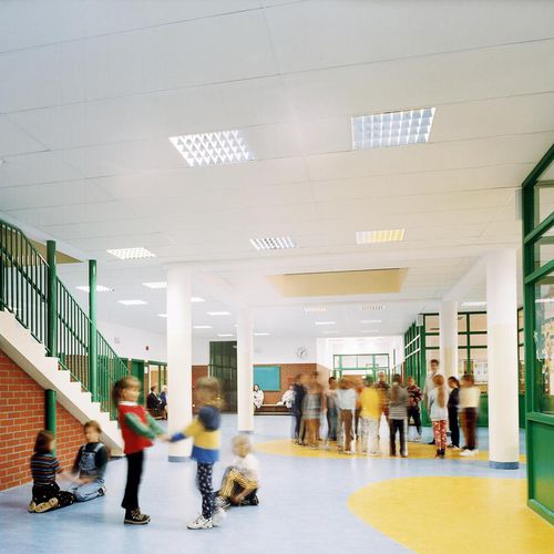 Controsoffitto in lana di vetro - MASTER™ A - Saint-Gobain Ecophon - a quadrotte / per ufficio / per sala conferenze