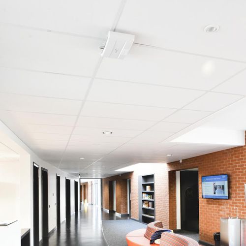 Controsoffitto in lana di vetro - GEDINA™ A - Saint-Gobain Ecophon - a quadrotte / per ufficio / da interno