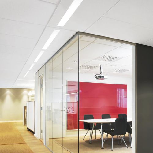 Luce da incasso a soffitto - LINE™ - Saint-Gobain Ecophon - LED / lineare / IP23