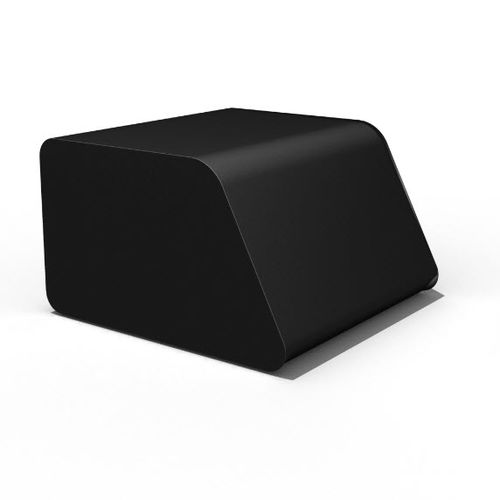 Pouf contemporaneo - ORCA POUF - Feek - in schiuma ad alta densità rivestita / quadrato / nero