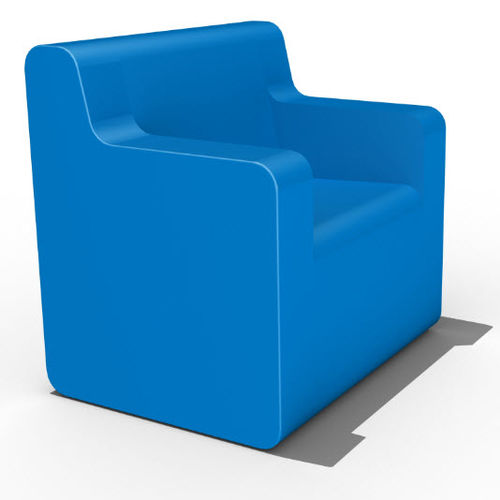 Poltrona contemporanea - ORCA ACTIVE SPECIAL - Feek - in schiuma ad alta densità rivestita / blu