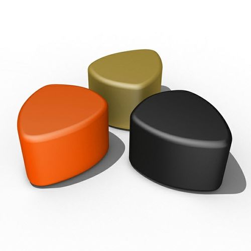 Pouf contemporaneo - NUT - Feek - in plastica / contract