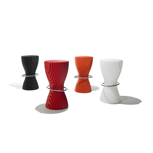 Sgabello da bar contemporaneo - SLICED - Feek - in plastica / contract
