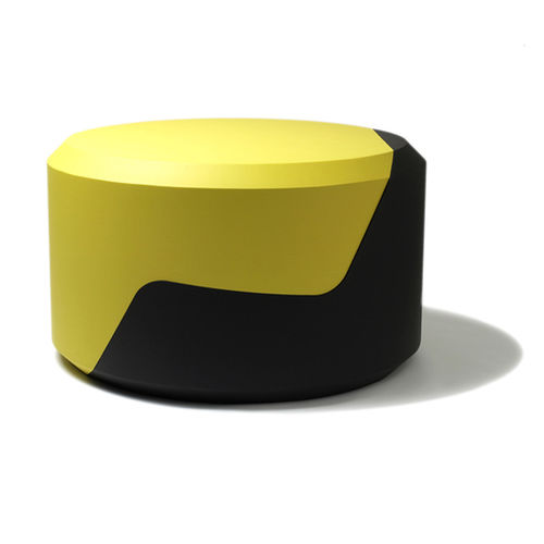 Pouf contemporaneo - ORCA ROUND - Feek - in schiuma ad alta densità rivestita / contract