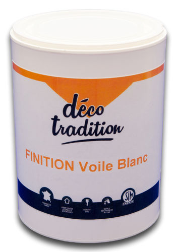 Intonaco di finitura - VOILE BLANC - B.E.M.R - da interno / per muro / a base di cemento