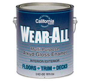Pittura decorativa - WEAR ALL ALKYD GLOSS - California Paints - per interni / per pavimento / per legno
