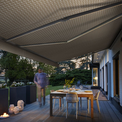 Tessuto per protezione solare - OPERA - DICKSON CONSTANT - per tenda da sole / a motivi / in acrilico