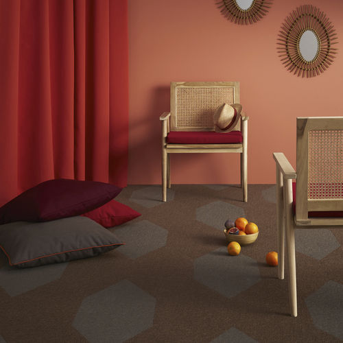 Pavimento in vinile - ELEGANCE - DICKSON CONSTANT - da interno / per il settore terziario / a quadrotte