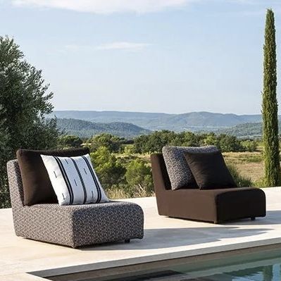 Tessuto da tappezzeria - KHAIMA  - DICKSON CONSTANT - per protezione solare / a righe / in acrilico