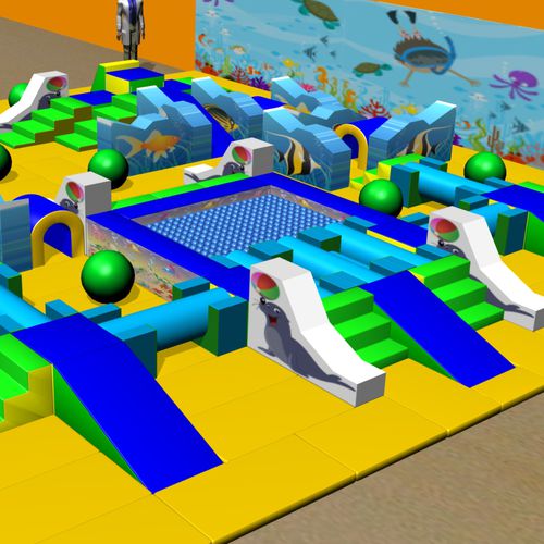 Percorso di psico-motricità in espanso - 2010.35 - Modugame - MG Sport