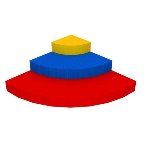 Palco per scuola materna - ANGLE PODIUM 1/4 ROUND - Modugame - MG Sport