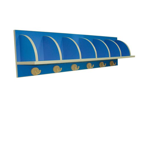 Appendiabiti a muro - BOIS-28.1  - Modugame - MG Sport - contemporaneo / in legno / blu