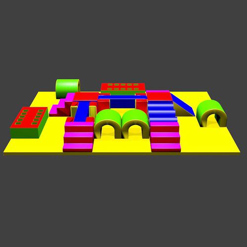 Percorso di psico-motricità in espanso - MM 11-11-2 - Modugame - MG Sport