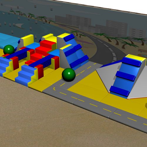 Percorso di psico-motricità in espanso - 2010.38 - Modugame - MG Sport