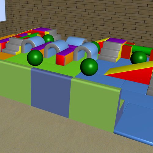 Percorso di psico-motricità in espanso - 2010.4 - Modugame - MG Sport