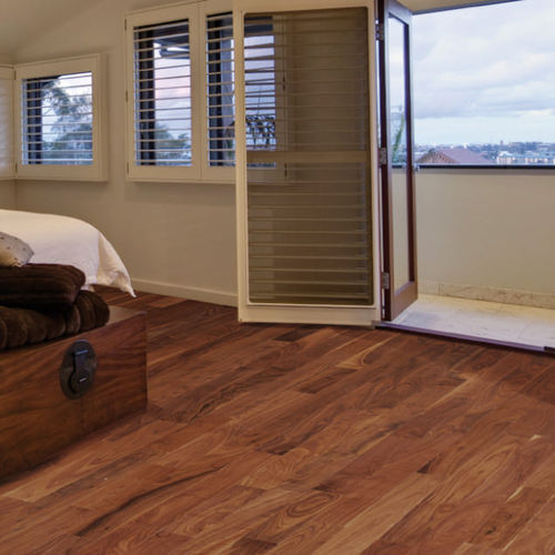 Parquet multistrato - 14012 - Durafloor Werner GmbH - in noce americano / in legno esotico / finitura con olio naturale