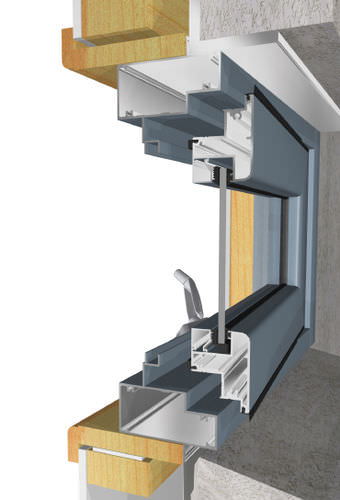 Finestra in alluminio - HEAVY DUTY SUMMIT - Wintec Aluminium Windows & Doors Australia Pty Ltd - a battente / a doppi vetri / acustica