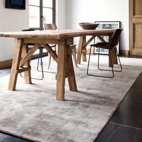 Tappeto contemporaneo - VINTAGE - Limited edition - a tinta unita / in Tencel® / rettangolare