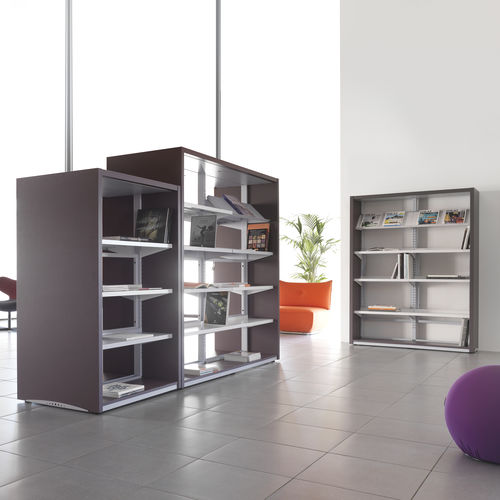 Scaffalatura per biblioteca - KORTAZZ - DPC - per mediateca / standard / modulare